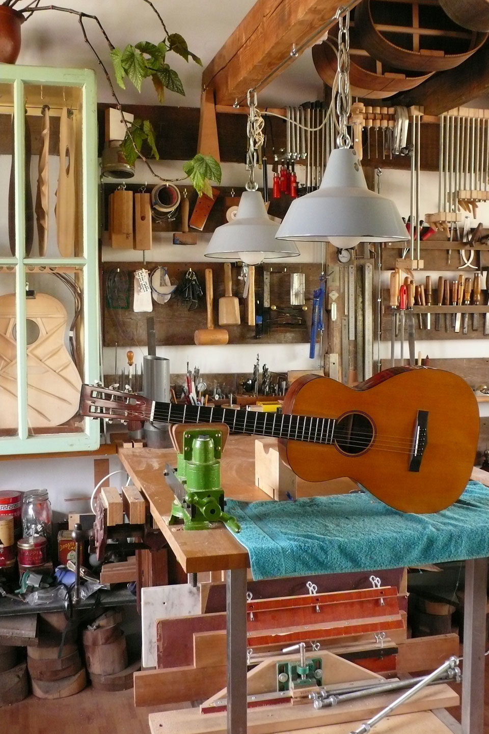 Het atelier van Spruceguitars