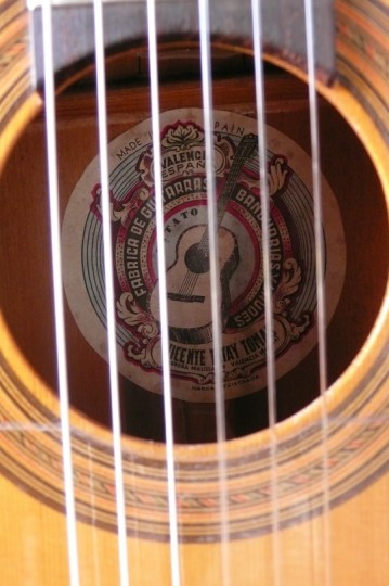 label Vicente Tatay jaren'60/'70