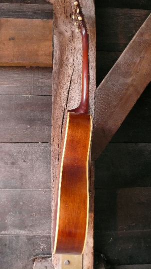 zijkant, platte achterkant