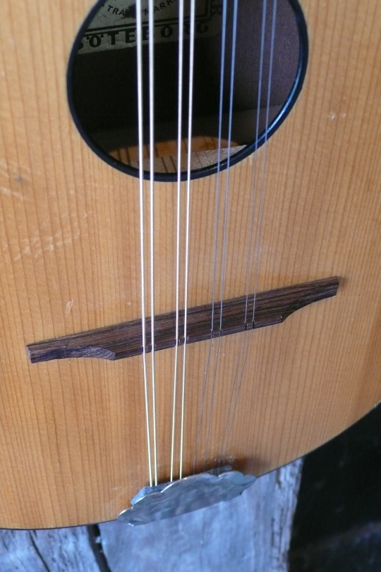 massieve spruce top, originele Palissander brug/tailpiece
