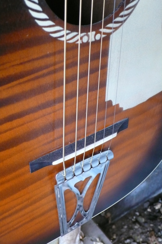 originele brug getopt met been, origineel tailpiece 