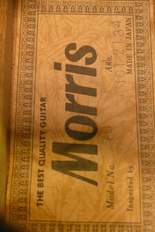 Morris label midden jaren '70