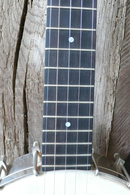 Nieuwe ebben toets met nieuwe banjo frets ( nr 147 stewmac)