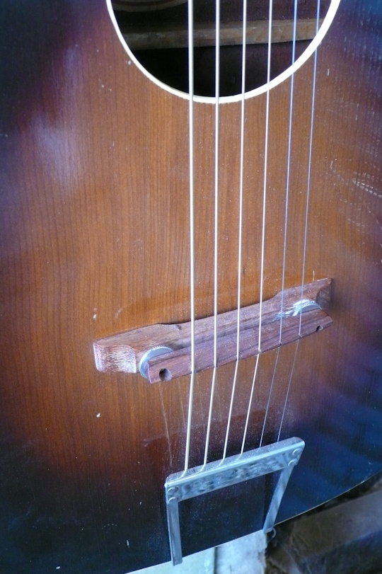 origineel Radiotone tailpiece en verstelbare Rio Palissander brug
