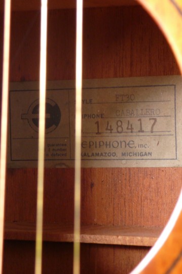 epiphone label