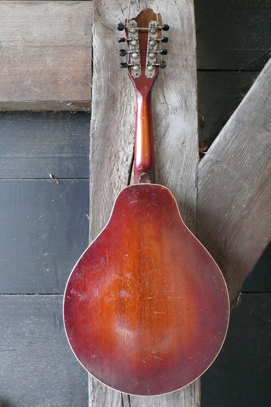 sunburst met waarschijnlijk gelamineerde Mahonie body
