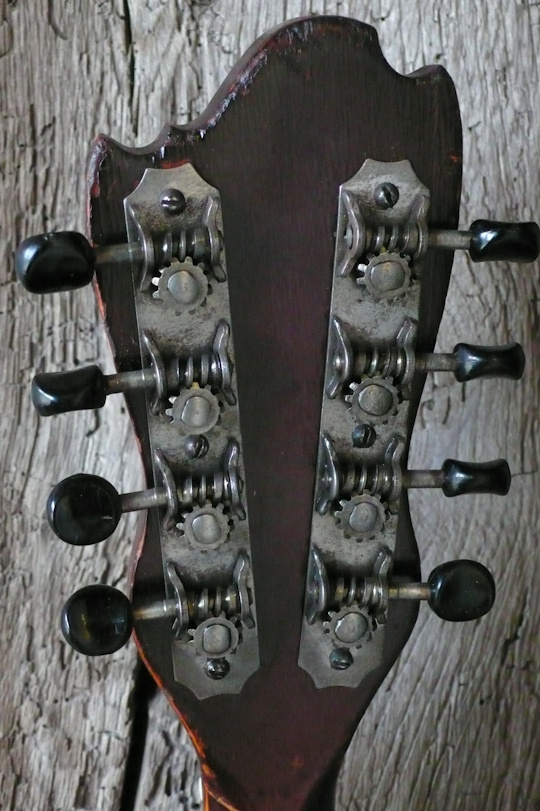 originele kluson tuners met zwarte celluloid knoppen